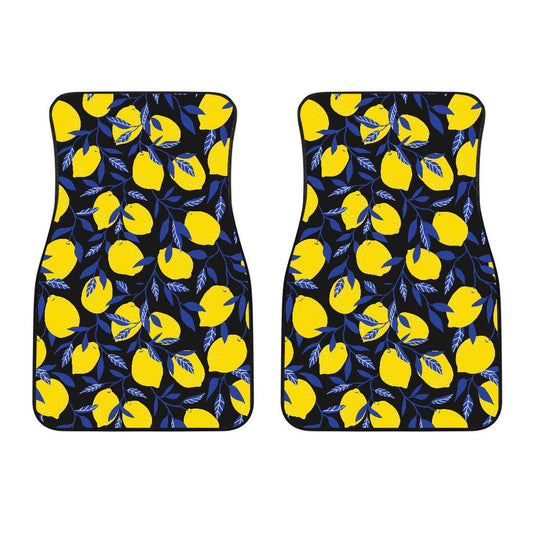 Lemon Pattern Print Design LM01 Car Floor Mats-JorJune.com