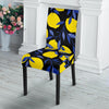 Lemon Pattern Print Design LM01 Dining Chair Slipcover-JORJUNE.COM