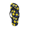 Lemon Pattern Print Design LM01 Flip Flops-JorJune