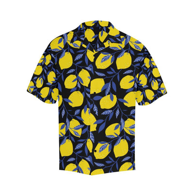 Lemon Pattern Print Design LM01 Men Hawaiian Shirt-JorJune