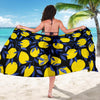 Lemon Pattern Print Design LM01 Sarong Pareo Wrap-JORJUNE.COM