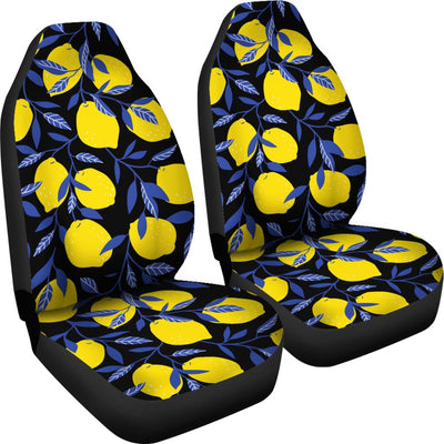 Lemon Pattern Print Design LM01 Universal Fit Car Seat Covers-JorJune