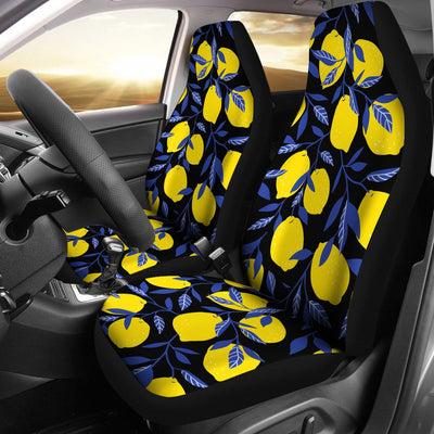 Lemon Pattern Print Design LM01 Universal Fit Car Seat Covers-JorJune