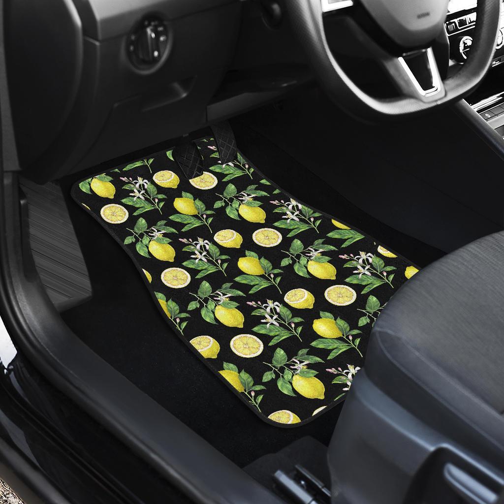 Lemon Pattern Print Design LM02 Car Floor Mats-JorJune.com