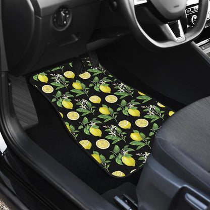 Lemon Pattern Print Design LM02 Car Floor Mats-JorJune.com