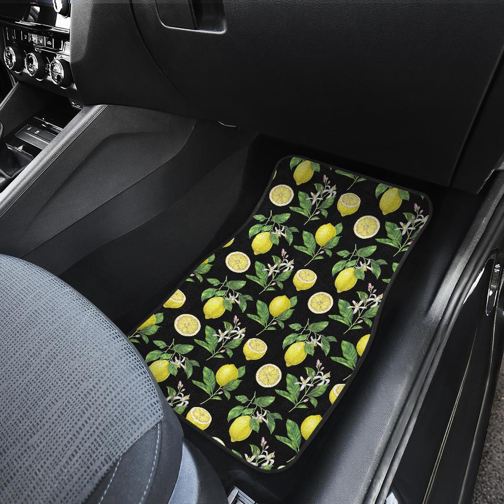 Lemon Pattern Print Design LM02 Car Floor Mats-JorJune.com
