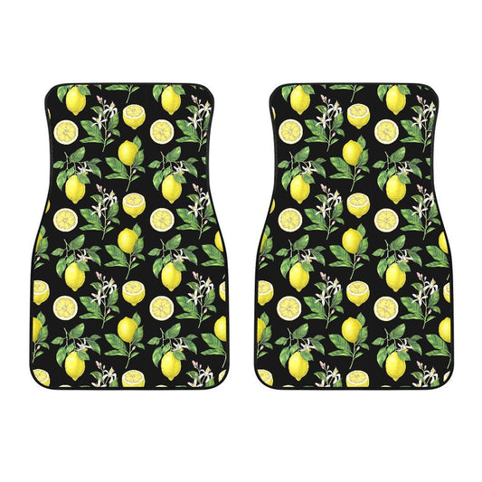 Lemon Pattern Print Design LM02 Car Floor Mats-JorJune.com