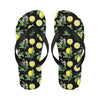 Lemon Pattern Print Design LM02 Flip Flops-JorJune