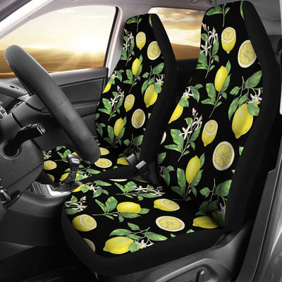 Lemon Pattern Print Design LM02 Universal Fit Car Seat Covers-JorJune