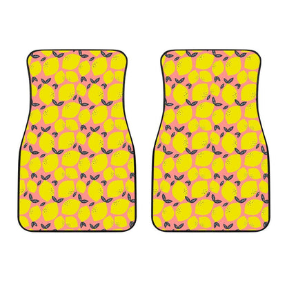Lemon Pattern Print Design LM03 Car Floor Mats-JorJune.com