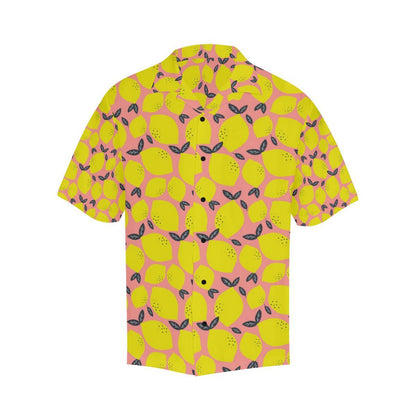 Lemon Pattern Print Design LM03 Men Hawaiian Shirt-JorJune