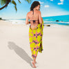 Lemon Pattern Print Design LM03 Sarong Pareo Wrap-JORJUNE.COM