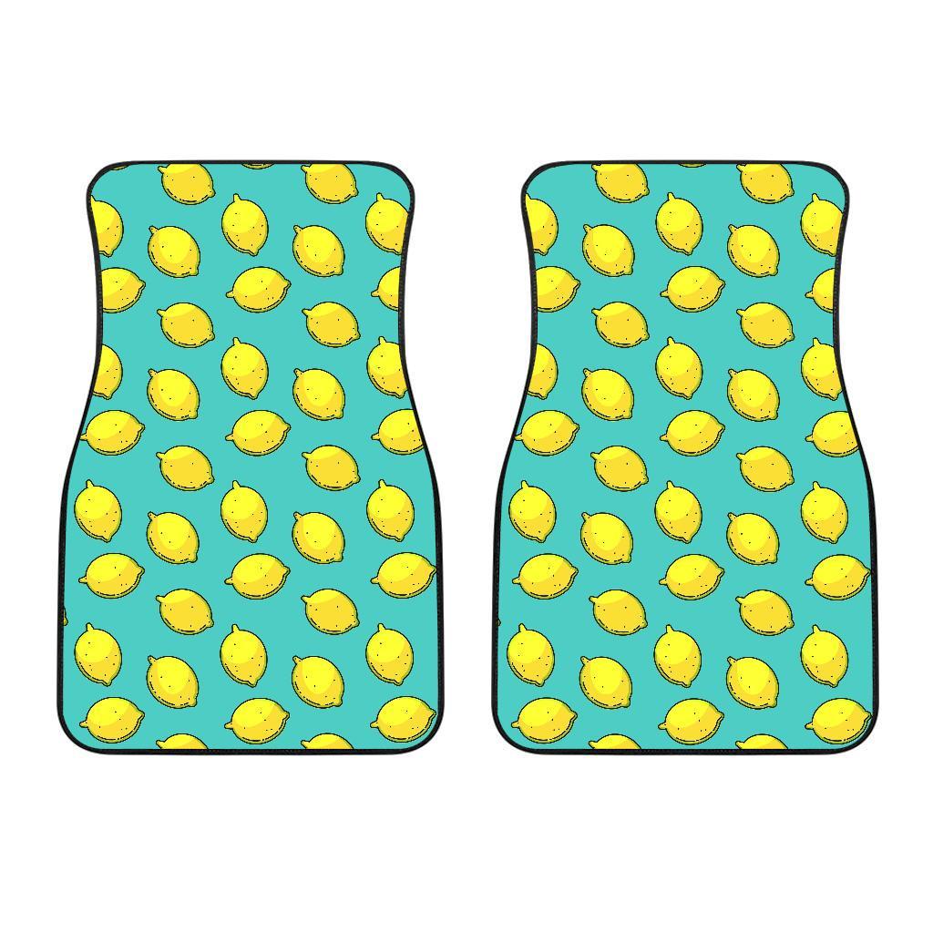 Lemon Pattern Print Design LM04 Car Floor Mats-JorJune.com