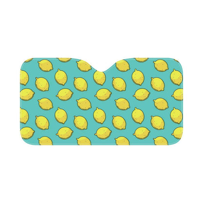 Lemon Pattern Print Design LM04 Car Sun Shade-JorJune