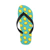 Lemon Pattern Print Design LM04 Flip Flops-JorJune