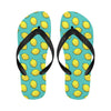 Lemon Pattern Print Design LM04 Flip Flops-JorJune