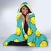 Lemon Pattern Print Design LM04 Hooded Blanket-JORJUNE.COM