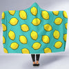 Lemon Pattern Print Design LM04 Hooded Blanket-JORJUNE.COM