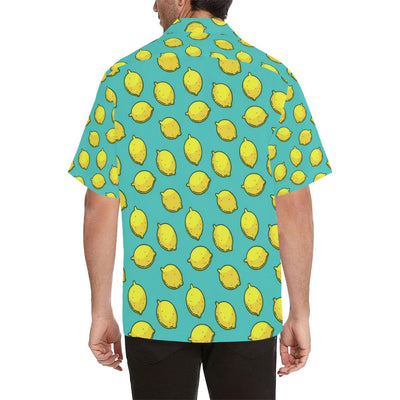 Lemon Pattern Print Design LM04 Men Hawaiian Shirt-JorJune