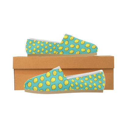 Lemon Pattern Print Design LM04 Women Casual Shoes-JorJune.com