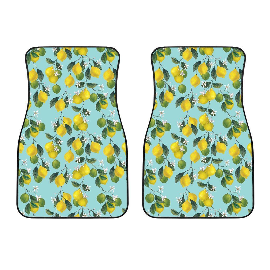 Lemon Pattern Print Design LM05 Car Floor Mats-JorJune.com