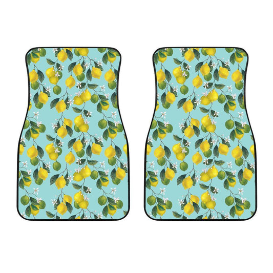 Lemon Pattern Print Design LM05 Car Floor Mats-JorJune.com