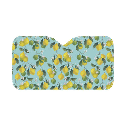 Lemon Pattern Print Design LM05 Car Sun Shade-JorJune