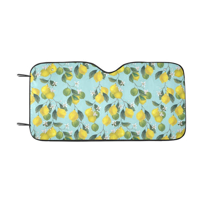 Lemon Pattern Print Design LM05 Car Sun Shade-JorJune