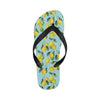 Lemon Pattern Print Design LM05 Flip Flops-JorJune