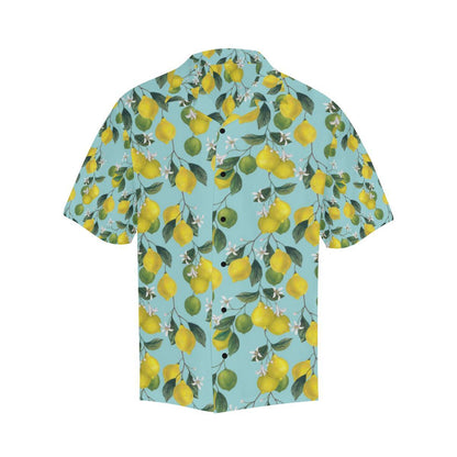 Lemon Pattern Print Design LM05 Men Hawaiian Shirt-JorJune