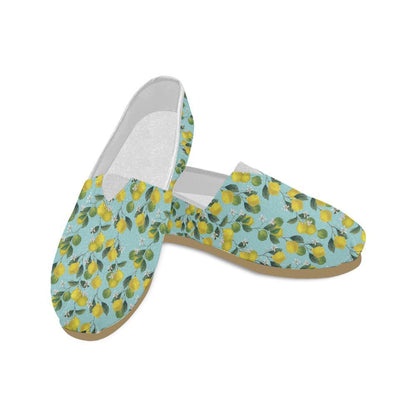 Lemon Pattern Print Design LM05 Women Casual Shoes-JorJune.com