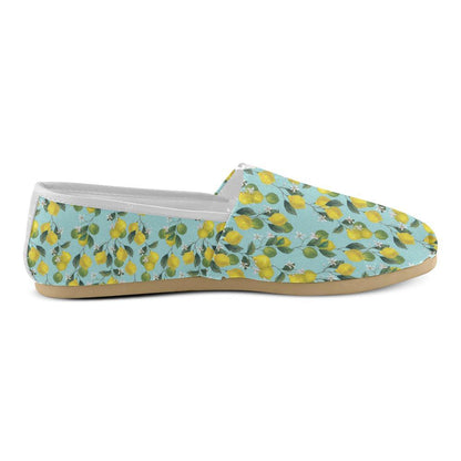 Lemon Pattern Print Design LM05 Women Casual Shoes-JorJune.com