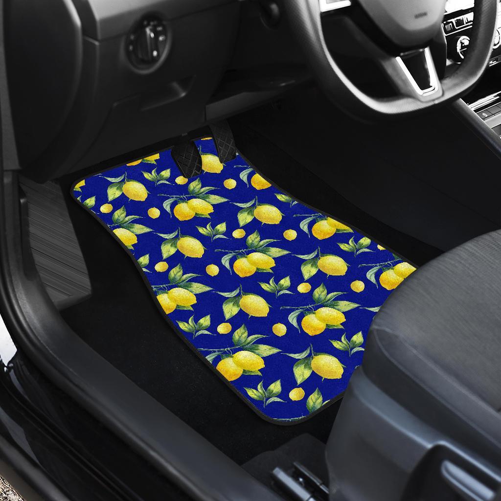 Lemon Pattern Print Design LM06 Car Floor Mats-JorJune.com