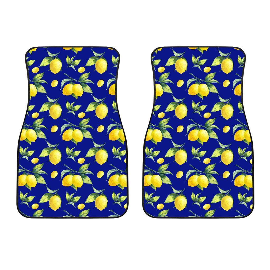 Lemon Pattern Print Design LM06 Car Floor Mats-JorJune.com