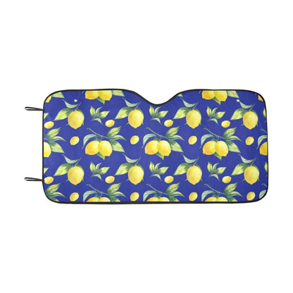 Lemon Pattern Print Design LM06 Car Sun Shade-JorJune