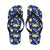 Lemon Pattern Print Design LM06 Flip Flops-JorJune