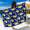 Lemon Pattern Print Design LM06 Sarong Pareo Wrap-JORJUNE.COM