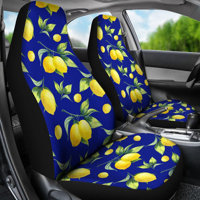 Lemon Pattern Print Design LM06 Universal Fit Car Seat Covers-JorJune