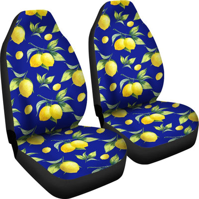 Lemon Pattern Print Design LM06 Universal Fit Car Seat Covers-JorJune