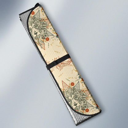Leo Pattern Print Design 02 Car Sun Shades-JORJUNE.COM