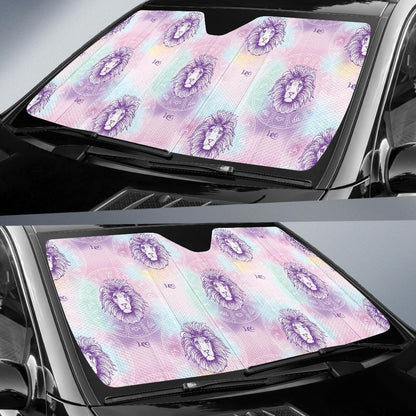 Leo Pattern Print Design 03 Car Sun Shades-JORJUNE.COM