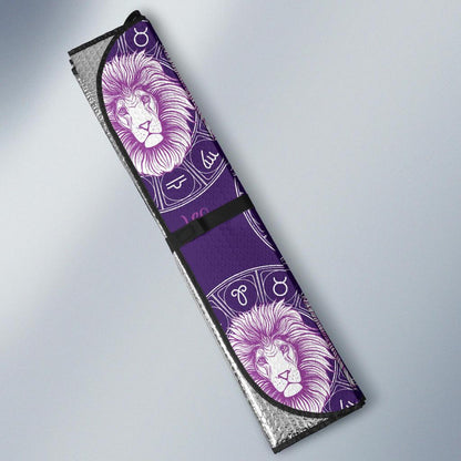 Leo Pattern Print Design 04 Car Sun Shades-JORJUNE.COM