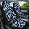 Leopard Blue Skin Print Universal Fit Car Seat Covers