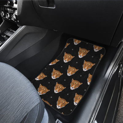 Leopard Head Pattern Car Floor Mats