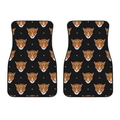 Leopard Head Pattern Car Floor Mats