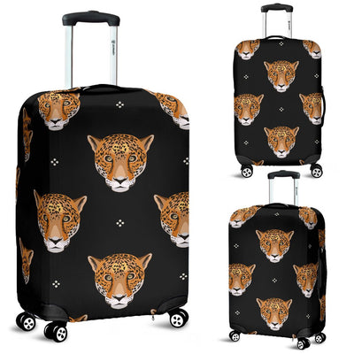 Leopard Head Pattern Luggage Cover Protector