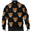 Leopard Head Pattern Men Casual Bomber Jacket