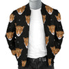 Leopard Head Pattern Men Casual Bomber Jacket