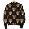 Leopard Head Pattern Men Casual Bomber Jacket