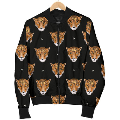 Leopard Head Pattern Men Casual Bomber Jacket